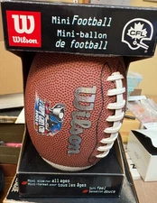 CFL Football  Grey Cup 2001 Wilson MINI FOOTBALL  Ball  Leather Limited edition
