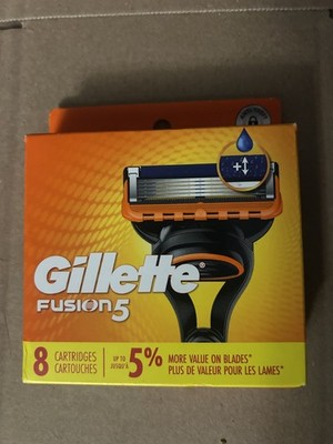 Gillette Fusion 5 Razor Blade refills Packs of 8 Cartridges