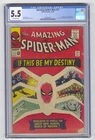 Amazing Spider-Man #31 CGC 5.5 Marvel Comic 1965 1st Gwen Stacy Harry Osborn KEY