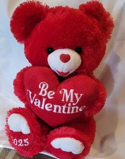 Valentines Day Red Teddy Bear Plush 20"   'Be My Valentine' 2025. Adorable