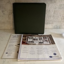 Creative Memories 12x12 Album Olive Green Scrapbook Lot Refill Page Protectors