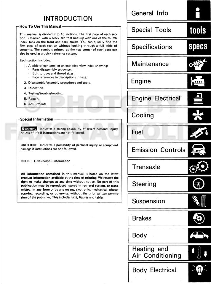 Honda Civic Shop 1982-1983 manual hatchback vagón canadiense libro de servicio de reparación Foto 3 de 4