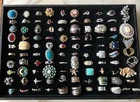 Lot 92+ Vintage to Now Costume Jewelry Rings