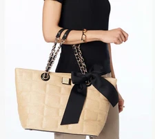 Kate spade raffia shoulder bag