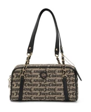 Juicy Couture Starry Night Satchel Black Beige NWT Limited Edition