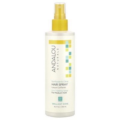 Hair Spray, Brilliant Shine, For Medium Hold, Sunflower & Citrus , 8.2 fl oz