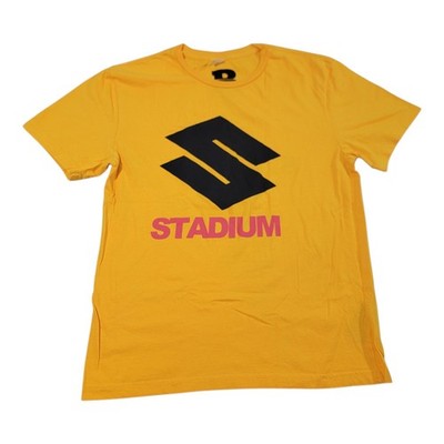 Justin Bieber Stadium Tour Short Sleeve Shirt Yellow Medium 