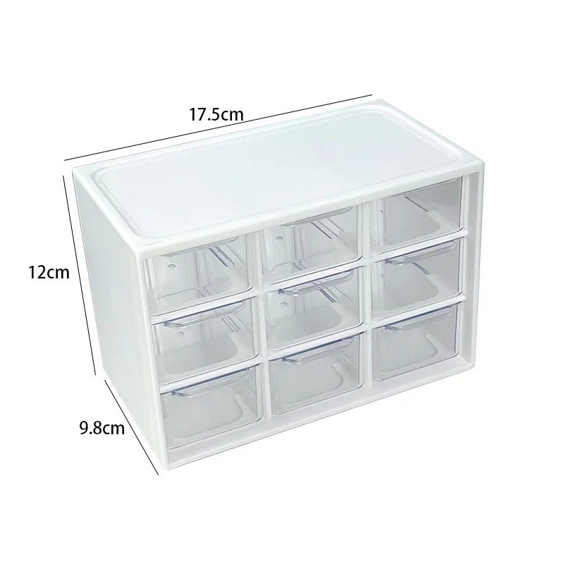 Multi Grid Desktop Drawer Organizer Box for Jewellery Cosmetics | eBay ...