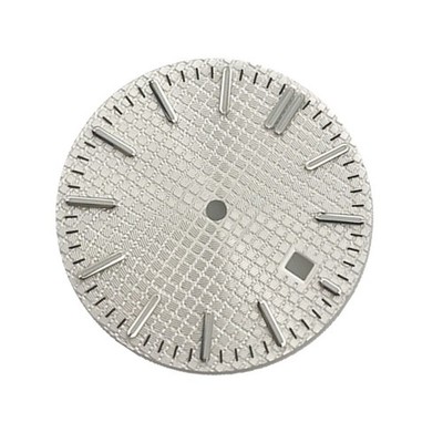 31.7mm White Watch Dial For Mingzhu DG2813 For Miyota 82 Movement Replace Parts