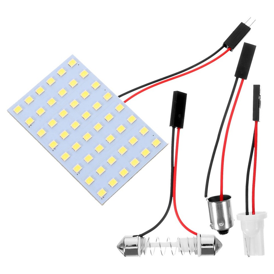 4Pcs LED Panel Dome Light for Car Bright Interior Ceiling Lights ...