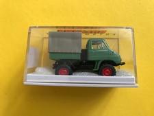 Brekina  1:87 Mercedes Unimog 411 Pritsche/ Plane unbedruckt/ neutral - in OVP