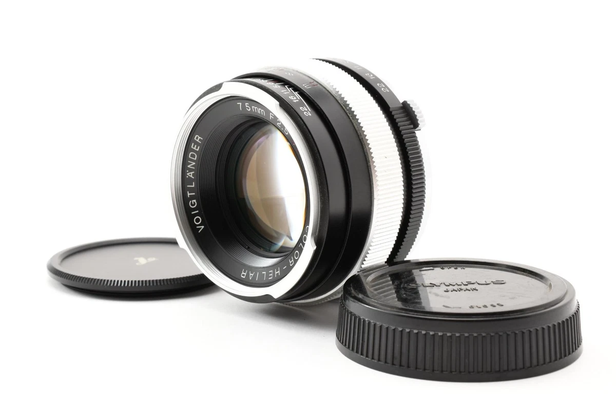 Voigtländer Camera Lenses 75mm Focal f/2.5 Maximum Aperture for