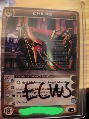 Chaotic TCG 4 Max ECWS Min E Dhilas 17/100 ROTO 1st Ed Uncommon NM/LP