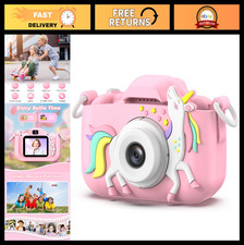 Kids Digital Camera for 3-8 Year Olds, Cartoon Soft Cover Video Camcorder, Perfe