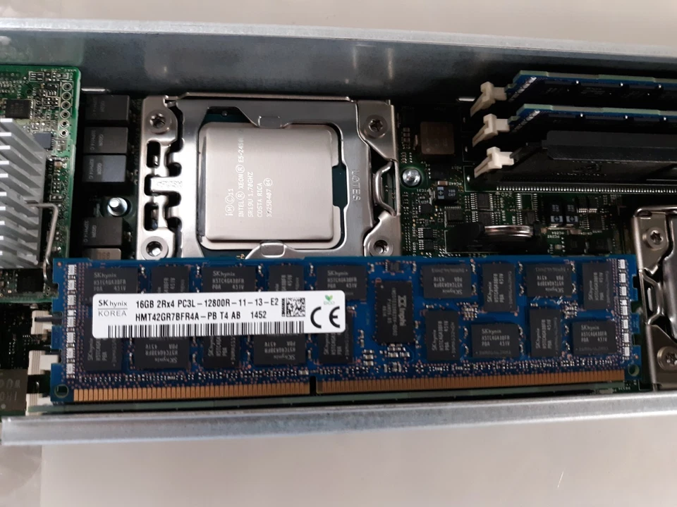 Dell Power Edge M420 QHB001 Server Blade 2xIntel Xeon E5-2450LV2 4x16GB PC3L RAM - Image 3 of 4