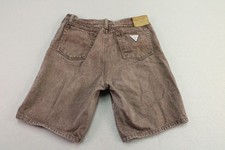 Vintage Guess Georges Marciano Shorts Mens 34 Brown Denim Jean High Rise USA 80s