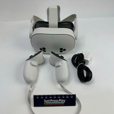 Meta Quest VR Headset 128GB Tested, Working, Cleaned White
