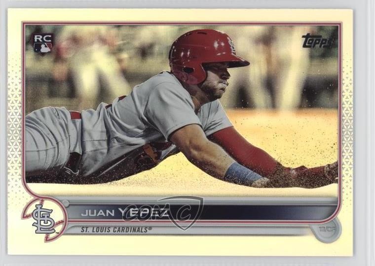 2022 Topps Series 2 Rainbow Foil Juan Yepez #506 Rookie RC yk0