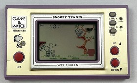 Nintendo Game & Watch - Wide Screen - Snoopy Tennis (SP-30) Used