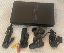 PS-2 PlayStation Fat Console Power Cord Controller Cords Bundle Used Working