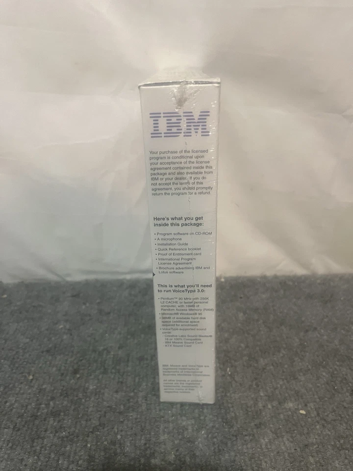 IBM  Voice Type Simply Speaking  Vintage Software For Windows 95 - Image 3 of 4