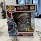 Funko Pop! Animation Yu-Gi-Oh! Blue-Eyes Toon Dragon Glow Hot Topic 1478
