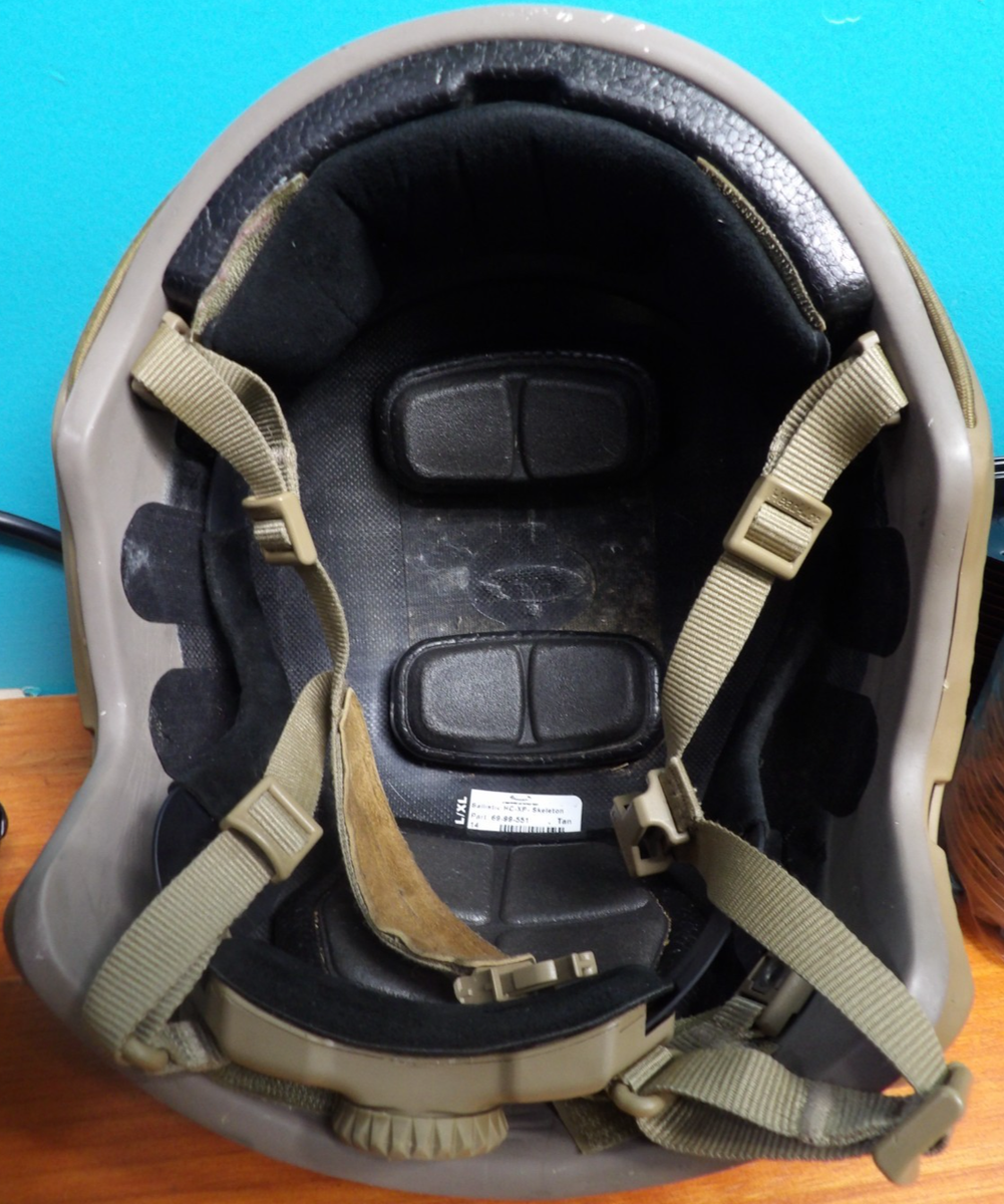 OPS CORE FAST HC-XP BALLISTIC SKELETON HELMET L/XL TAN SOF CAG