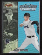 Max Meyer 2020 Bowman's Best #FFA-MM 2000 Franchise Favorites Miami Marlins