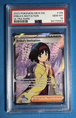 💎 PSA 10 💎 ERIKA'S INVITATION 2023 Pokemon Scarlet Violet 151