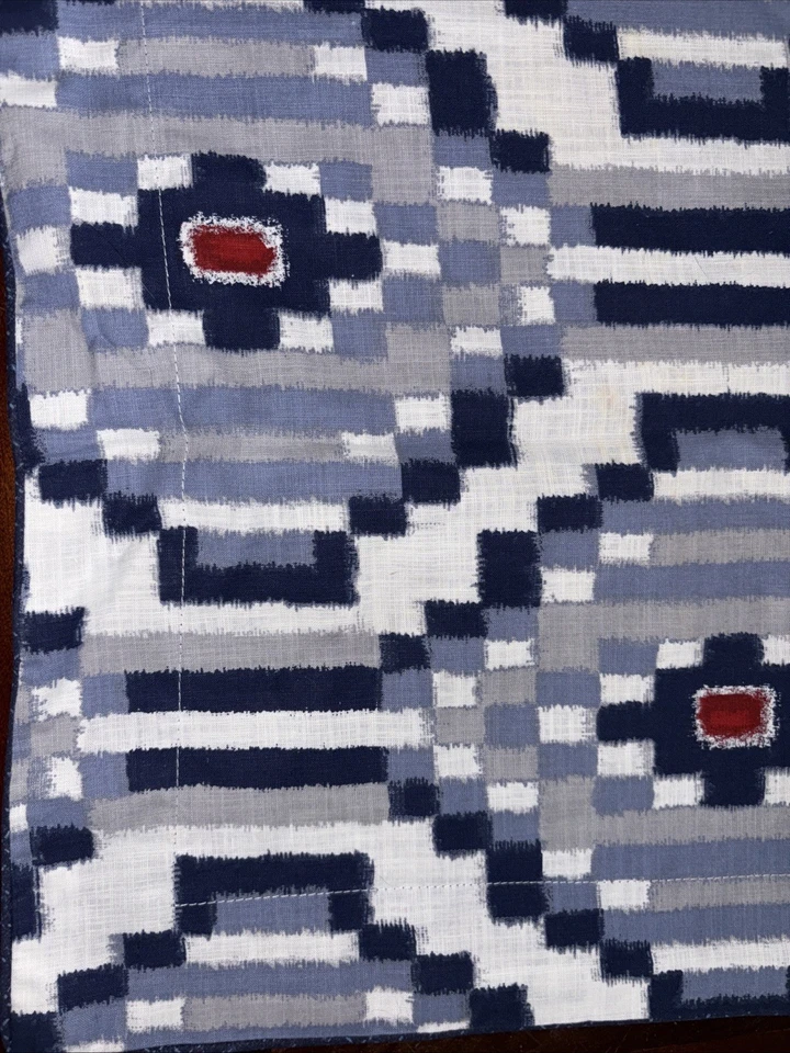 Tommy Hilfiger Standard Sham 20x30 Geométrico Azul Blanco Rojo 100% Algodón Foto 3 de 4