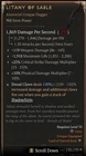 Litany of Sable Max Aspect 900 IP Warlock Season 13 SC D4 PS5