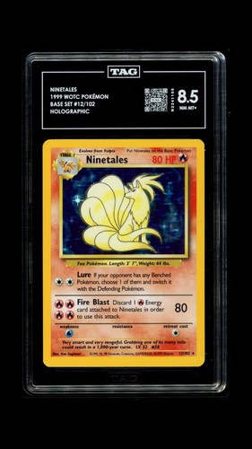 Ninetales graded TAG 8.5 for sale on eBay
