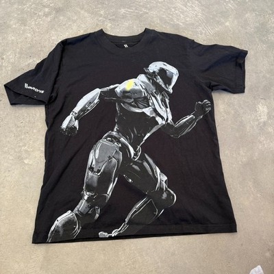 Varonis Cybersecurity Robot Graphic Tee Black XL Tech Promo Shirt