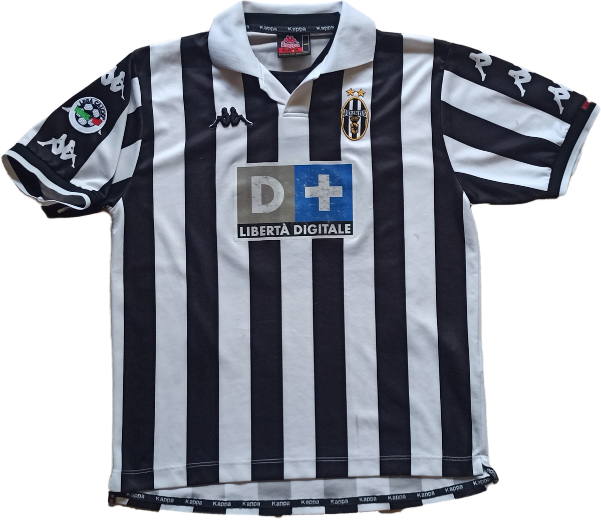 maglia calcio juventus vintage DEL PIERO Kappa 1999 2000 L home