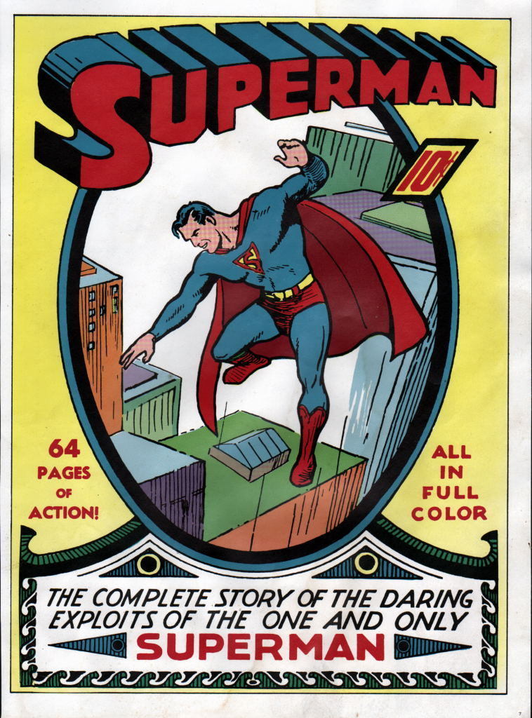 Vintage 1978 SUPERMAN COMICS #1 Pin Up Poster DC | eBay