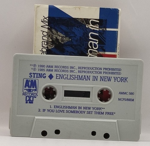 STING -Englishman In New York (BEN LIEBRAND MIX) Cassette Single 1990 - Picture 2 of 3