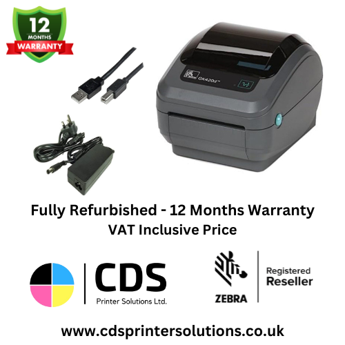 Zebra GK420D stampante etichetta termica diretta - rete Ethernet USB GK42-202220-000 - Foto 1 di 7