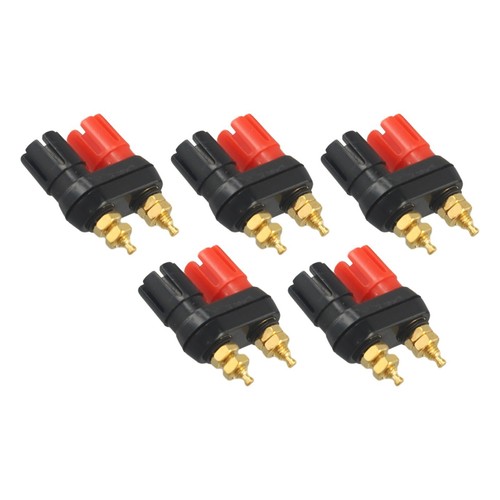 Practical and Secure 5pcs 4mm Dual Banana Female Socket Connectors Panel Mount - Picture 4 of 12