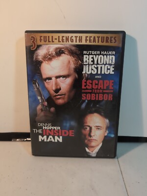 Beyond Justice & Escape From Sobibor & The Inside Man Dvd ￼