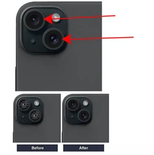 Apple iPhone 12 13 14 15 Pro Max Back Rear Camera Glass Lens Cover Replacement