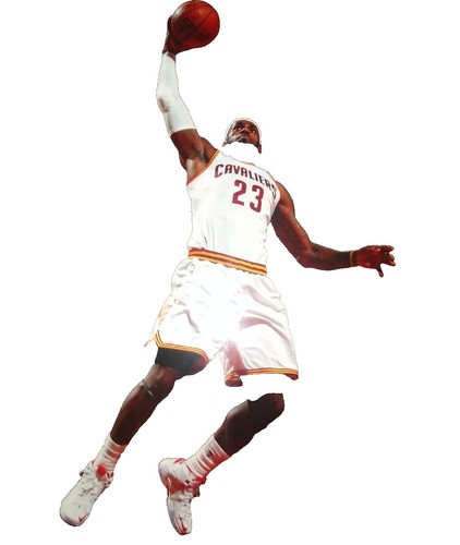 LeBron James Cavaliers Framed 11x14 Finals G7 Chasedown Block
