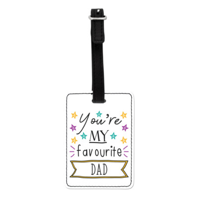 Gift Base Du Bist Mein Lieblingsdad Sterne Gepäckanhänger Kunstleder