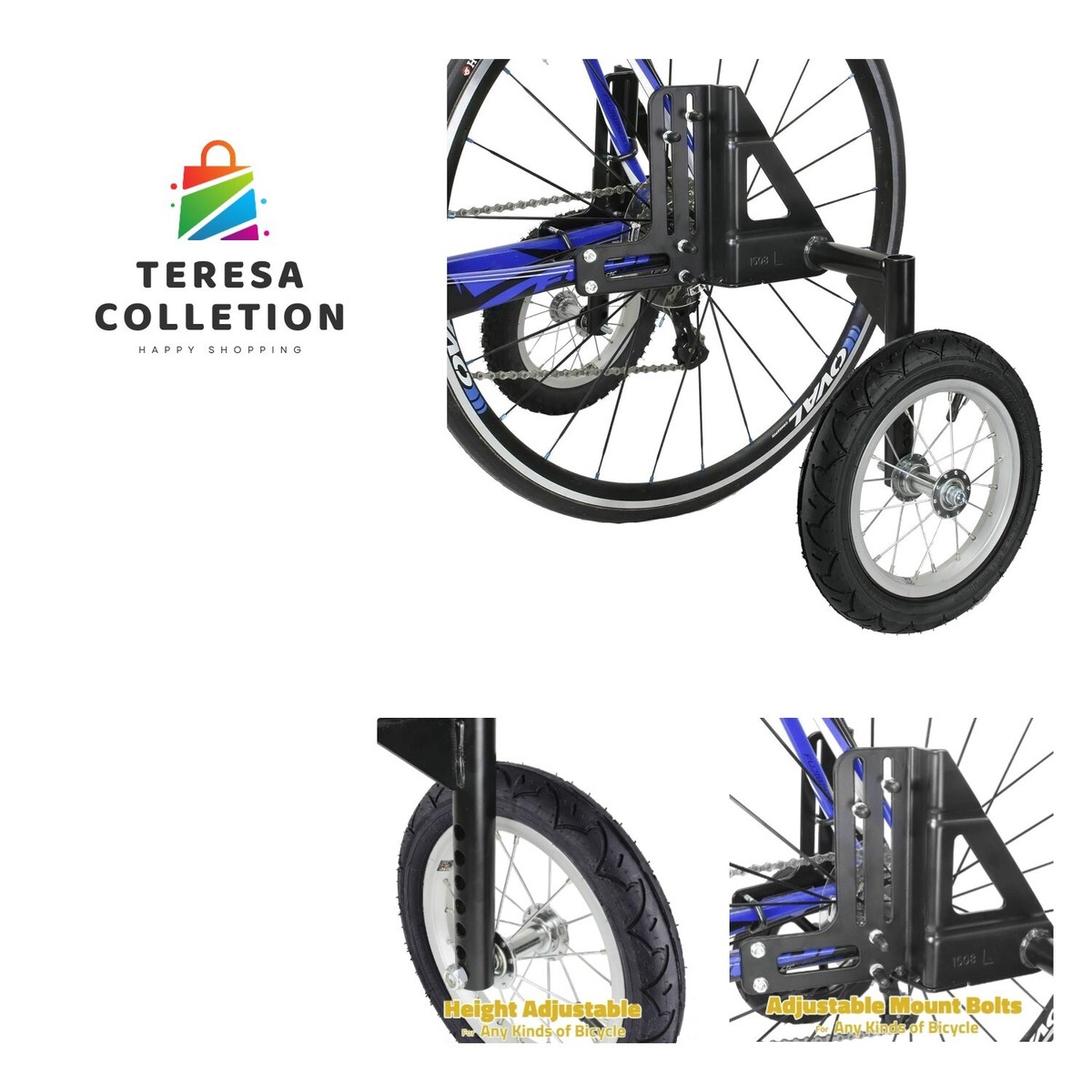 Stabilizers 700c Training Wheels Adjustable Adult Bicycle Bike