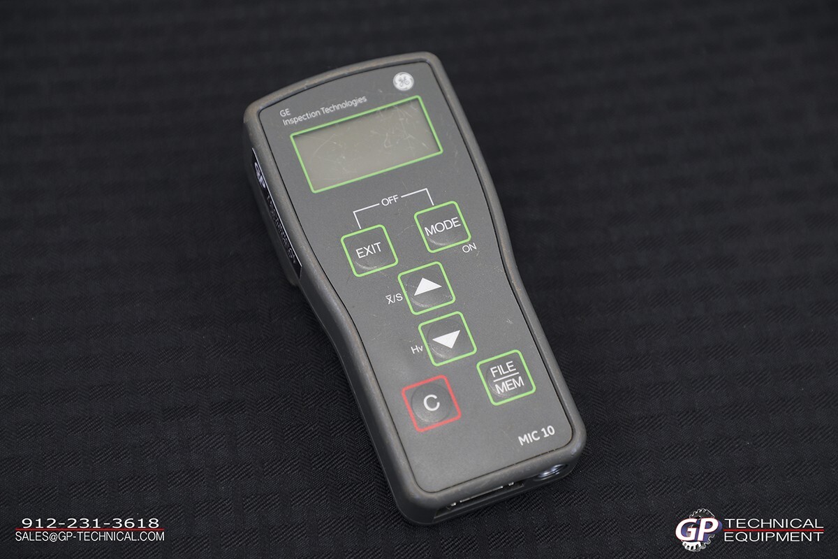 GE Inspection Technologies MIC 10 w/MIC 201 Probe Hardness Tester - Waygate NDT