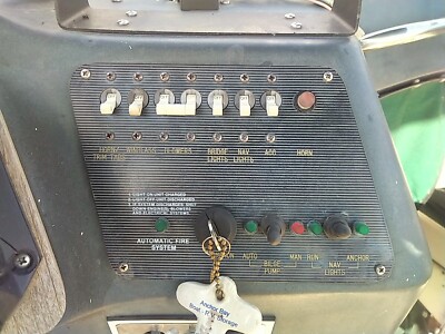 Toggle Ignition Key Switch Panel 1987 Sea Ray 265