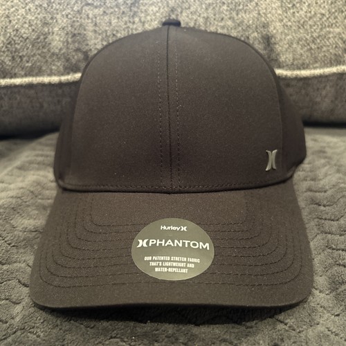 Hurley Clasp Phantom Axis Hat Black Hat MSRP $34