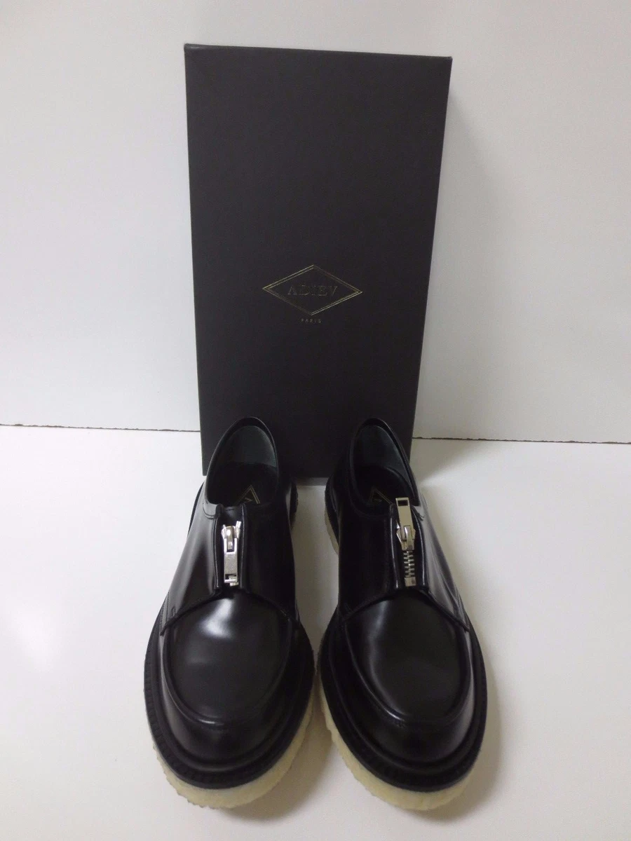 Adieu Paris lace-up loafer shoes - Black
