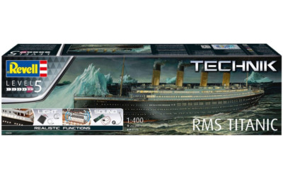 Revell 00458 RMS Titanic ''Technik'' mit Elektronik-Komponenten Bausatz 1:400