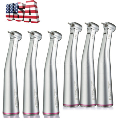 NSK Style Dental 1:5 Increasing LED /No-LED Contra Angle Handpiece Four Spray Dr