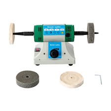 Mini Bench Lathe Polishing Machine Buffing Motor Jewelry Polisher Variable Speed